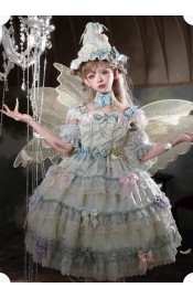 Classical Puppets Gateau de Antoinette Little Butterfly Daily One Piece and JSK(Limited Pre-Order/2 Colours/Full Payment Without Shipping)